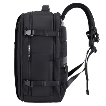 Водонепроникний рюкзак Bange для ноутбука 15.6", city traveler, 45х30х16 см, для роботи, літака, чоловічий, жіночий, з USB портом Чорний
