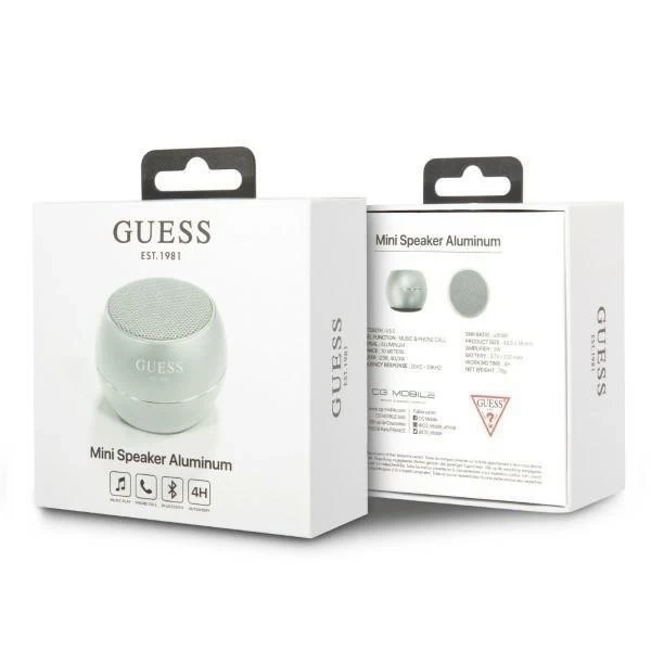 Guess Bluetooth-Lautsprecher GUWSALGEG Lautsprecher Mini grau / grau