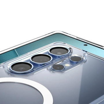 Etui do Samsung Galaxy S25 Ultra Clear/White Spigen Ultra Hybrid Mag MagSafe