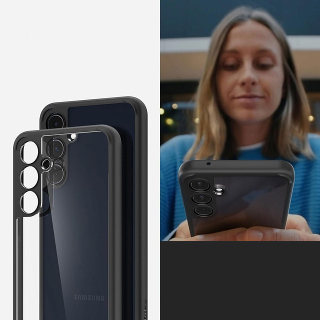 Etui Spigen Ultra Hybrid für Samsung Galaxy A55 5G Mattschwarz