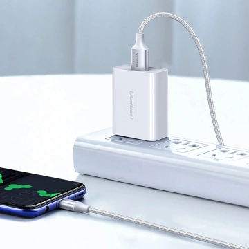 Kabel USB-A – USB-C 3A 3m Ugreen US288 60409 QC 3.0 Biały