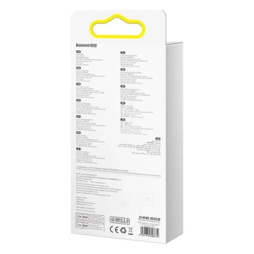 Kabel USB 3w1 Baseus Flash Series 2, USB-C micro USB Lightning, 100W, 1,5m (černý)