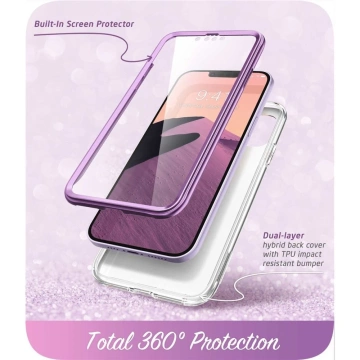 Supcase cosmo iphone 14 plus mramorově fialový