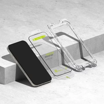 Ringke Easy Slide 2-Pack Privacy Glass iPhone 16 Pro Black