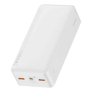 Powerbanka Baseus Bipow 30000mAh, 2xUSB, USB-C, 20W (bílá)