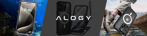 Pouzdro pro Apple iPhone 15 Pro Armored 360 pouzdro pro Mag Safe voděodolné Armor IP68 Alogy černé
