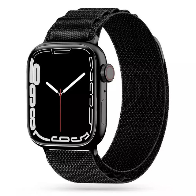 Nylon pro apple watch 4 / 5 / 6 / 7 / 8 / se / ultra (42 / 44 / 45 / 49 мм) чорний