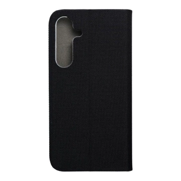 SENSITIVE Book Case for Samsung Galaxy S25 PLUS Black Stand 360