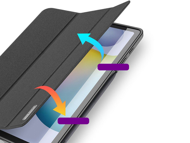 Dux Ducis Hülle für Samsung Galaxy Tab S6 Lite 10.4 2020/2022 P610 / P615 Schwarz