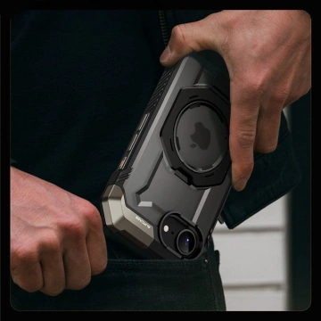 Supcase UB Grip MagSafe iPhone 16e Schwarzes robustes Schutzgehäuse