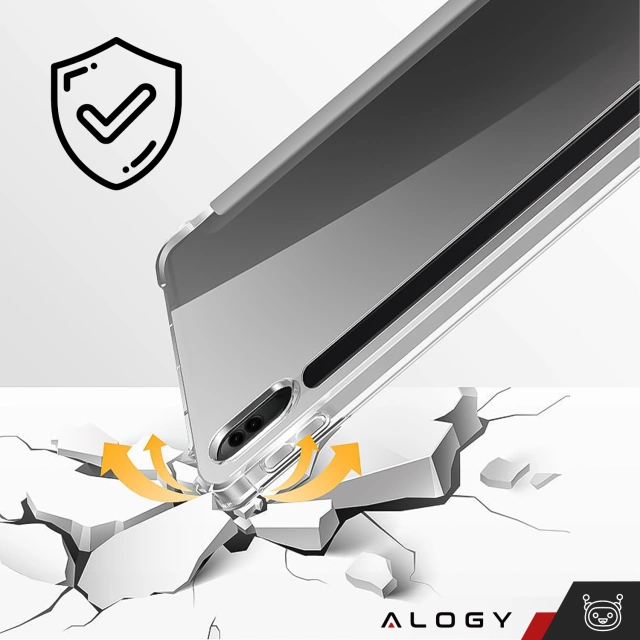 Etui ochronne do Samsung Galaxy Tab S9 FE+ 12.4" Alogy Book Cover Case obudowa na tablet Czarne