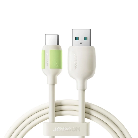 Kabel Joyroom S-A53 3A USB-A - USB-C 1,2 m, fluorescenčně béžový