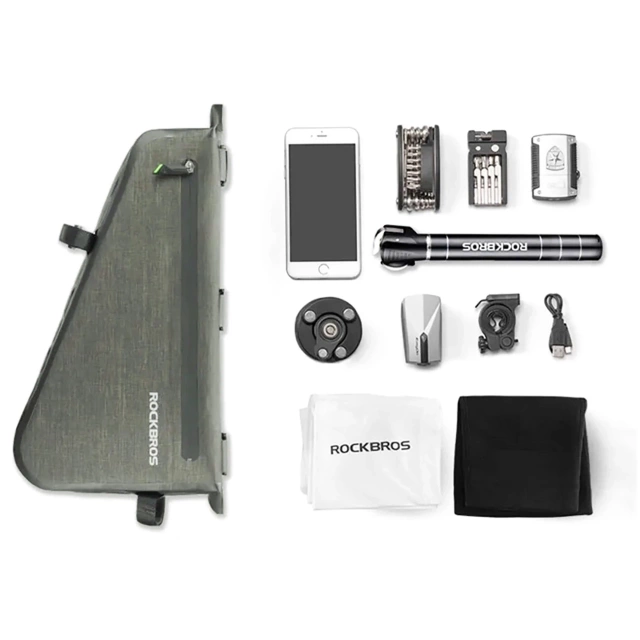 Rockbros AS-017 5L Frame Bike Bag Waterproof Green