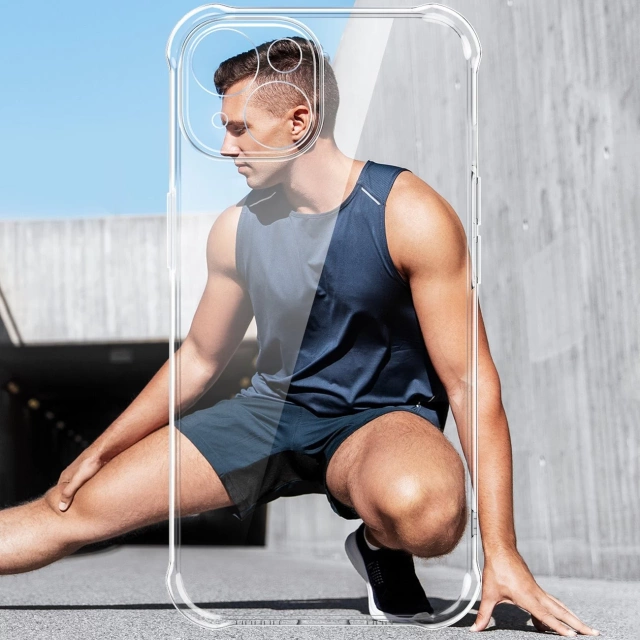 Ochranné puzdro Ugreen Gel Cover Bright Cushion pre iPhone 14 Plus Transparent (LP602)