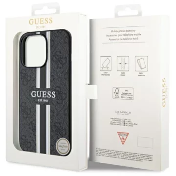 Etui Guess GUHMP13XP4RPSK для iPhone 13 Pro Max 6,7" твердий чохол 4G Printed Stripes MagSafe