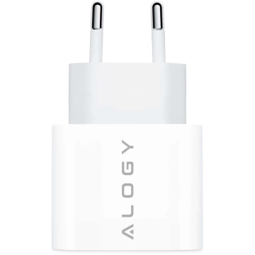 Rychlá 30W USB-C nástěnná nabíječka USB typ C GaN PD pro iPhone Alogy kostka Bílá