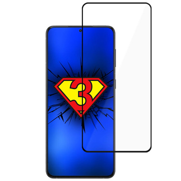 Tempered glass screen 3mk HardGlass Max FP for Samsung Galaxy S22 Plus Black