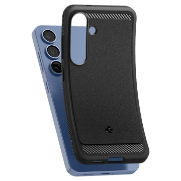 Чохол для Samsung Galaxy S25 Plus, матовий чорний, Spigen Rugged Armor MagSafe