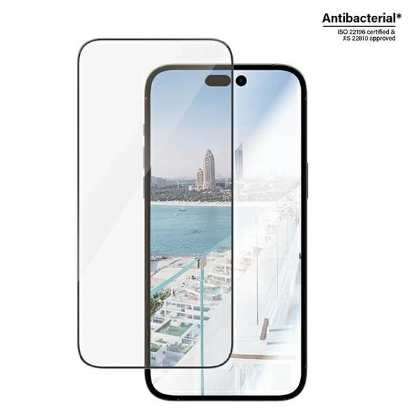 Szkło PanzerGlass Ultra-Wide Fit pro iPhone 14 Pro Max 6,7" Ochrana obrazovky Antireflexní antibakteriální Snadné zarovnání Včetně 2790