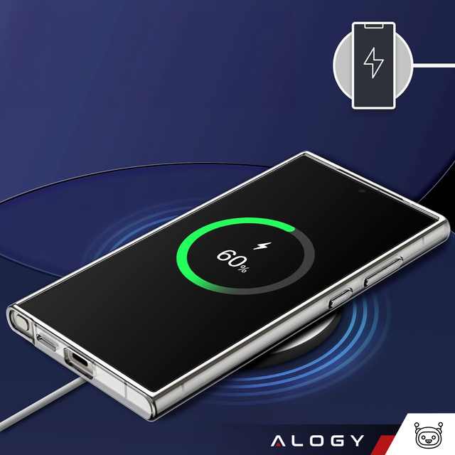 Pouzdro pro Samsung Galaxy S24 Ultra Back Cover Hybrid Clear Case Alogy Transparent Glass