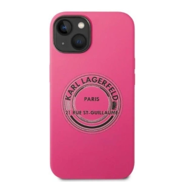 Etui Karl Lagerfeld KLHCP14MSRSGRCF pre Apple iPhone 14 Plus 6,7" pevné puzdro silikónové RSG