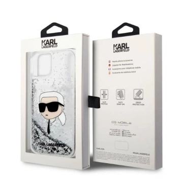 Etui Karl Lagerfeld KLHCP14MLNKHCH do iPhone 14 Plus 6,7" hardcase Glitter Karl Head