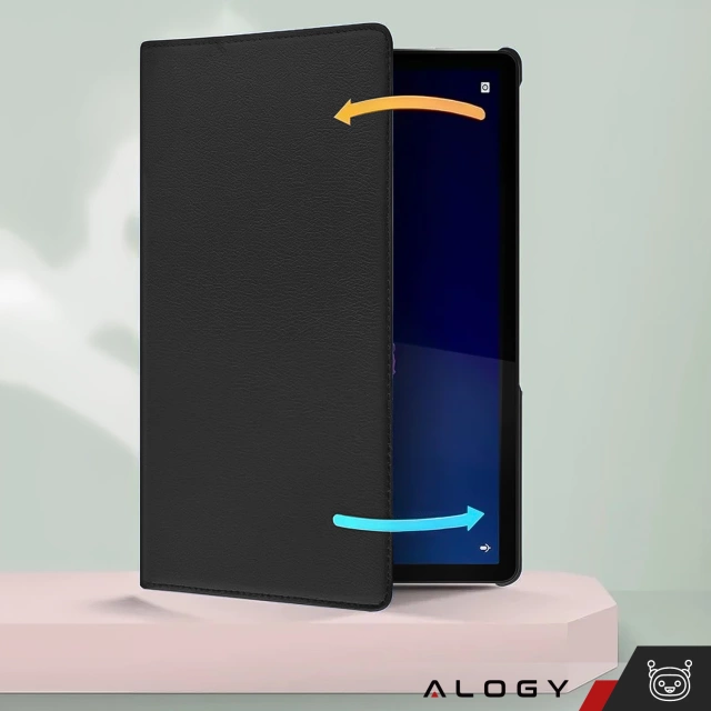 Puzdro 360 pre Lenovo Tab M11 10,95" TB330FU / TB330XU / TB331FC Otočný kryt na tablet Flip Cover Case Alogy Black