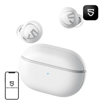 Класичні навушники TWS Soundpeats Free2 (білі)