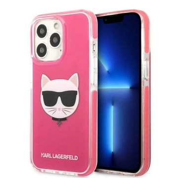 Etui Karl Lagerfeld KLHCP13XTPECPI pre iPhone 13 Pro Max 6,7" pevné puzdro Choupette Head