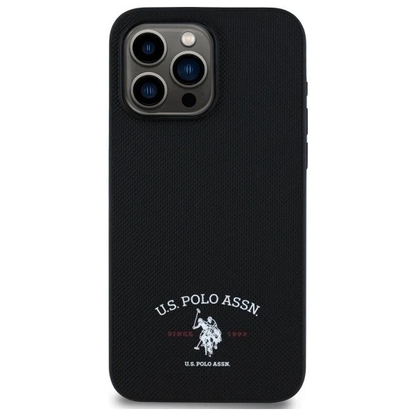 Etui do iPhone 15 Pro Max US Polo Printed DH Logo Czarne