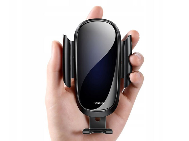 Baseus Future Car Gravity Halter für den schwarzen Kühlergrill