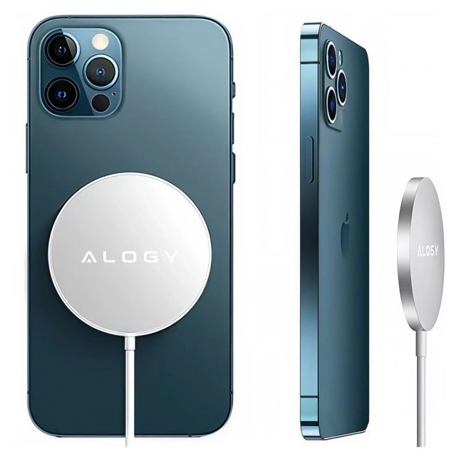 Бездротовий зарядний пристрій Alogy для MagSafe 20W для iPhone 12/13/14 / PRO / MAX / MINI White