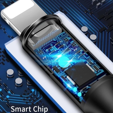 USAMS Pletený kabel U5 2A lightning red/red 1,2m SJ220IP02 (US-SJ220)