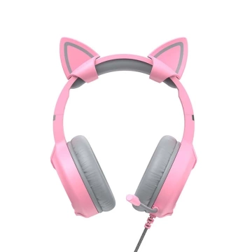 Havit GAMENOTE H2233d RGB gaming headset (pink)