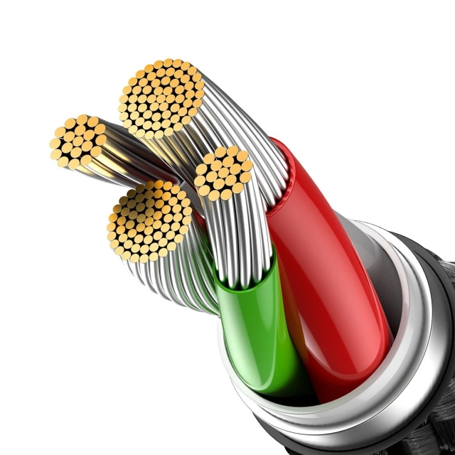 Kábel Baseus Glimmer Series USB-A - Lightning 480 Mb/s 2.4A 2m čierny