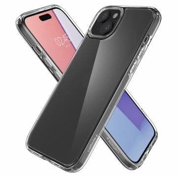 Kryt Spigen Ultra Hybrid pre iPhone 15 Plus - priehľadný