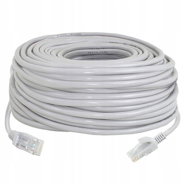 Кабель високошвидкісний мережевий кабель Twisted Gold LAN UTP 5E RJ-45 30м Інтернет білий