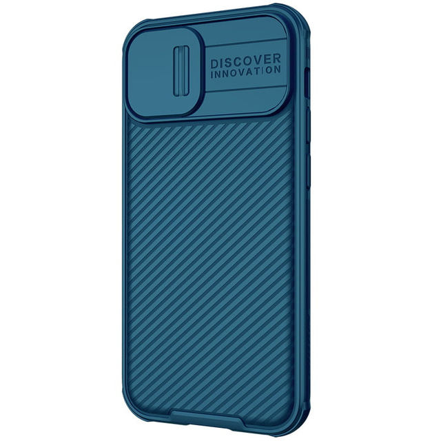 Puzdro Nillkin CamShield pre Apple iPhone 13 Mini Blue