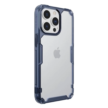Чохол Nillkin Nature Pro для iPhone 13 Pro Max броньований чохол синій чохол