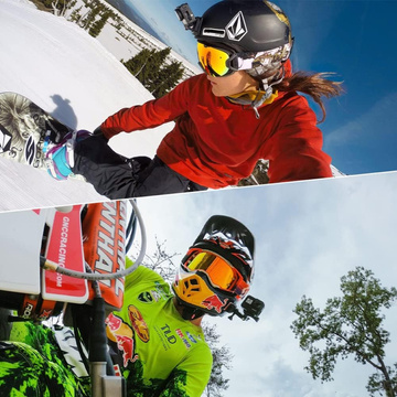 Набір плоских і заокруглених монтажних баз для спортивних камер GoPro, DJI Osmo Action, EKEN, SJCam, Insta360 зі стрічками 3M VHB Alogy - 16 шт.