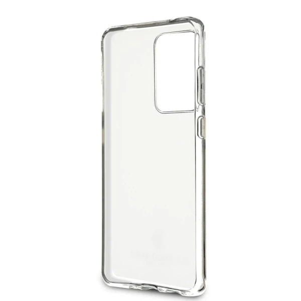 Etui na telefon US Polo Shiny do Samsung Galaxy S20 Ultra biały/white