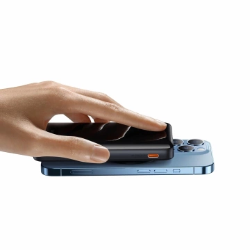 Baseus Magnetic Bracket 10000mAh 20W Powerbank mit MagSafe - blaues USB-C-Kabel 60W 0,5m