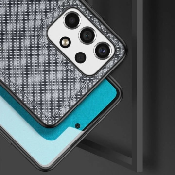 Kryt pouzdra Dux Ducis Fino z nylonového materiálu pro Samsung Galaxy A73 modrý
