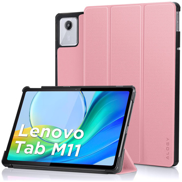 Puzdro pre Lenovo Tab M11 10,95" TB330FU / TB330XU / TB331FC Knižkové puzdro s preklápacím puzdrom Kryt puzdra Alogy Pink Stylus