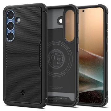 Puzdro Spigen Core Armor Mag pre Samsung Galaxy S25, matné čierne