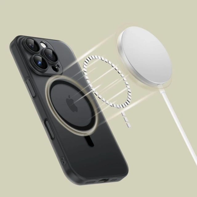 Чохол для iPhone 16e Tech-Protect MagSlim MagSafe Matte Black