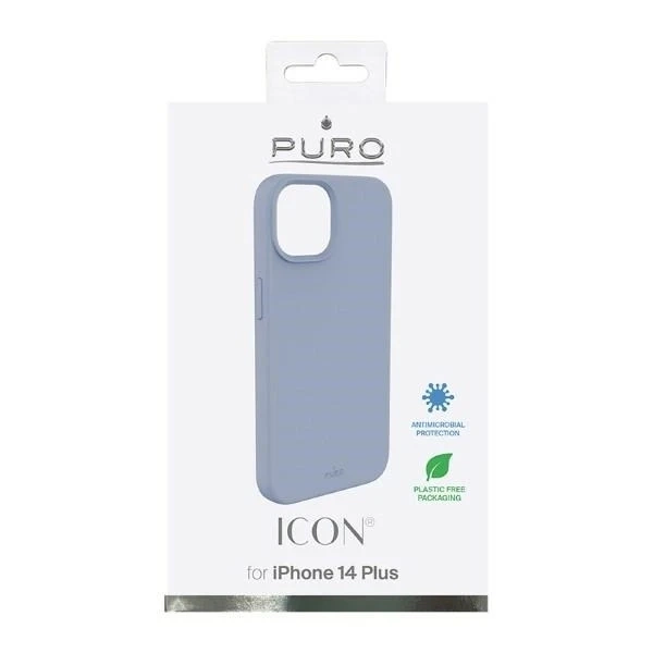 Puzdro na telefón Puro ICON Cover pre iPhone 14 Plus blue/sierra blue