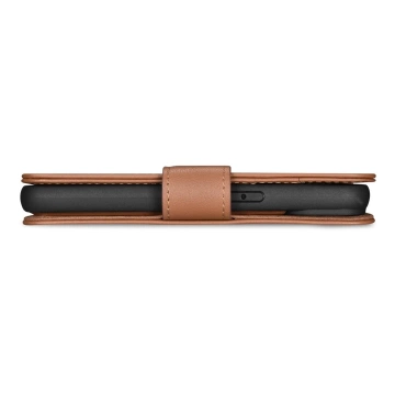 Чохол iCarer Wallet Case 2in1 Phone Case для iPhone 14 Pro Max, шкіряна фліп-чохол із захистом від RFID, коричневий