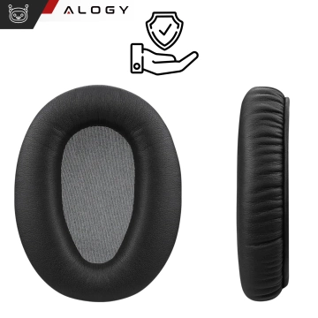 Náhradní náušníky 2x pro sluchátka SONY WH-CH700N MDR-ZX770BN ZX, černé