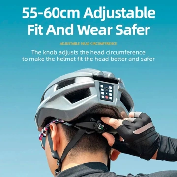 Rockbros ZK-013BK Fahrradhelm - Schwarz